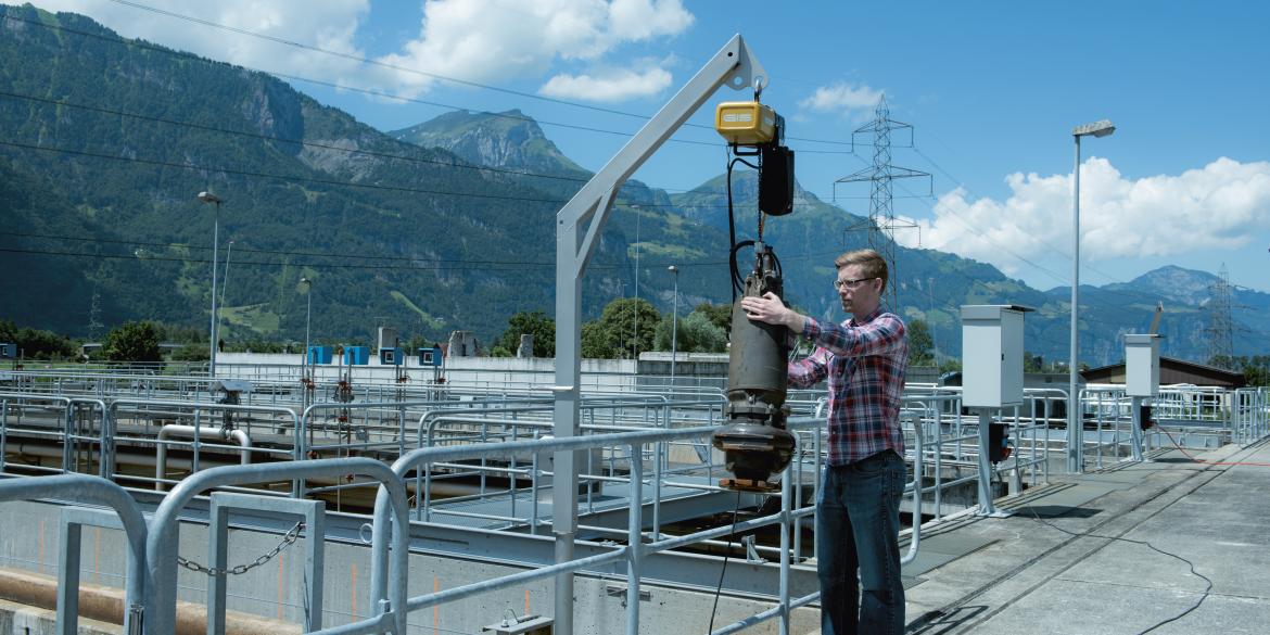 Kettingtakel, elektrische kettingtakel, GIS, gis takel, GPM250, teleflex